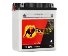 Akumuliatorius Banner Bike Bull 12Ah 170A +- 12V 134x80x160mm