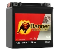 Banner 14Ah Bike Bull AGM 12V 210A akumuliatorius 150x87x161mm