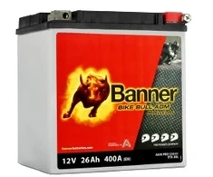 Akumuliatorius Banner Bike Bull PRO 26Ah 400A 12V 168x131x176mm