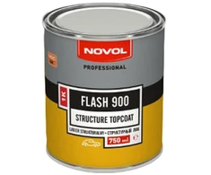 Novol Struktūriniai 1K dažai FLASH900 juodi 0.75 l