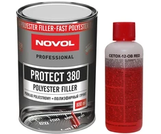 Novol RINKINYS: Poliesterinis gruntas PROTECT 380 0.8 + kietiklis 0.08L