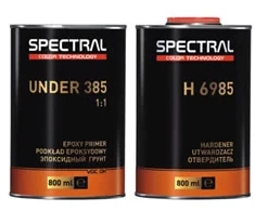 SPECTRAL Epoksidinis gruntas su kietikliu UNDER385+H6985 1:1 (komplektas 0.8L+0.8L)