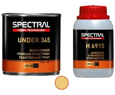 SPECTRAL Rūgštinis antikorozinis gruntas su kietikliu UNDER 345 1+1 (komplektas 0,2L+0,2L)