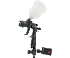 Walcom Paint gun MINI Genesi Carbonio HALO 1.0mm with manometer