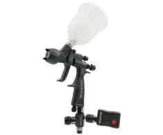 Walcom Paint gun MINI Genesi Carbonio HTE 1.2mm with manometer