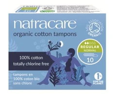 Tamponai Regular NATRACARE, 10vnt.