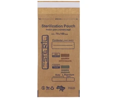 ProSteril sterilizaciniai vokai 75x150 mm rudi be vidinių indikatorių. (100vnt.) [S7515B]