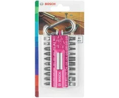 Bosch 21 dalių suktuvo antgaliu komplektas