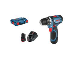 Bosch Akumuliatorinis gręžtuvas-suktuvas GSR 12V-15 FC, 2x2.0Ah, GFA 12-B