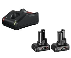Bosch Akumuliatorius + kroviklis GBA 12V 2x6.0Ah + GAL 12V-40