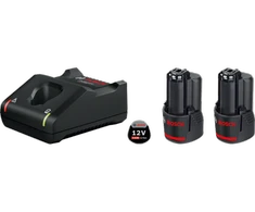 Bosch akumuliatorių ir kroviklio rinkinys GBA 2x3.0Ah 12V, GAL 12V-40