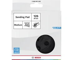 Bosch Guminis šlifavimo diskas vidut., D 125 mm, 1 vnt.