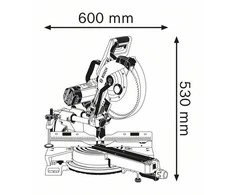 Bosch Stacionarus diskinis pjūklas GCM 12 SDE