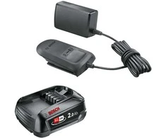 Bosch akumuliatoriaus ir kroviklio rinkinys 18V (2Ah;2A)