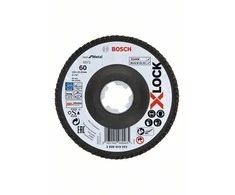 Bosch XLOCK žiedlapiniai diskai D 125 mm; K 60, lenktas
