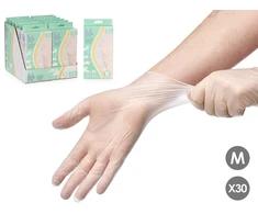 30 nitrilinių pirštinių rinkinys, dydis M, 59451, Kipit