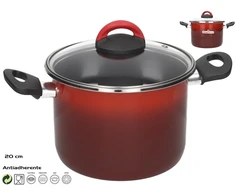 Gilus puodas su dangčiu, ~4,5 l, 20 cm, Rosso, 29,00 x 20,00 x 22,00 cm, Magefesa