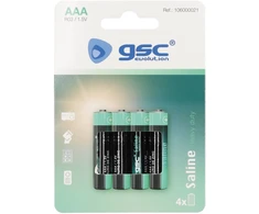 GSC evolution Heavy Duty R03 (AAA) baterijos, 4 vnt./lizdinėje pakuotėje, 106000021