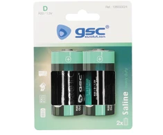 GSC evolution Heavy Duty R20 (D) baterijos, 2 vnt./lizdinėje pakuotėje, 106000024