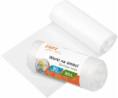 HDPE šiukšlių maišai, 20 l, 30 vnt., 11 x 4.5 x 4.5, 10713, Simple Solution