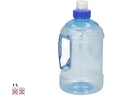 Curver Mėlyna butelka na wodę 1 l su dangteliu PET 10x10x21 cm SUMMER ENJOY