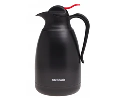 Nerūdijančio plieno termosas 1,5 L, juodas, 101332, KAMILLE