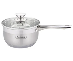 Puodas su dangčiu, 18 cm, 2.5L, Nerūdijantis plienas, 5R1210H18K, Rosberg