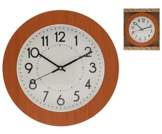 Sieninis laikrodis 30 cm, 30 x 30 x 4 cm, DECORLIFE