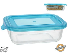 Stačiakampė stiklinė pietų dėžutė 370 ml, 5 x 16,5 x 11 cm, KITCHEN&amp;GO