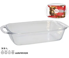 Stiklinė kepimo forma 37x23x8 cm 3,5 l, MARINEX