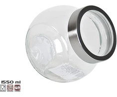 Stiklinis laikymo indas 1500 ml, 13x13x16 cm, KITCHEN&amp;GO
