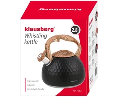 Virdulys, Tradicinis virdulys 2,8 l, juodas Klausberg