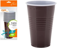 Vienkartiniai puodeliai karštiems gėrimams, 200 ml, 12 vnt., 13 x 7 x 30, 01314, Simple Solution