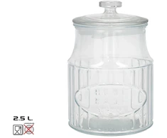 Lumarko Vintage stiklinis słoik 2.5 l 15.50 x 15.50 x 23.00 KITCHEN&amp;GO
