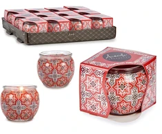 Acorde Žvakė Granatas Raudona (7,6 x 6,5 x 7,6 cm)