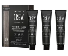 American Crew Precision Blend Natural Gray Coverage 3x40ml 56 Medium Ash