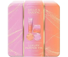 Conj Corpo Baylis &amp; Harding Lux Peach Pamper Tin