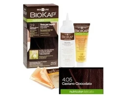 Biokap NUTRICOLOR DELICATO - hair color - 4.05 chestnut chocolate 140 ml