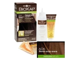 Biokap NUTRICOLOR DELICATO - hair color - 6.06 dark blonde Havana 140 ml