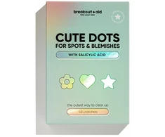 Breakoutaid „Cute Dots“ vietinio poveikio pleistrai nuo spuogų, 48 vnt.