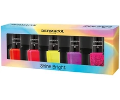 Dermacol „Shine Bright Neon“ nagų lakų rinkinys