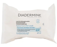 Diadermine Express Fresh 3 viename valomosios servetėlės