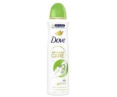 Dove Antiperspirantinis purškiklis Advanced Care Cucumber &amp; Žalias Tea (antiperspirantas) 150 ml
