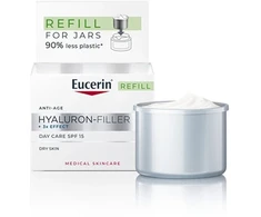 „Eucerin“ papildymas brandžiai odai „Kreminis SPF 15 Hyaluron-Filler+3x Effect“ (dienos priežiūros papildymas) 50 ml
