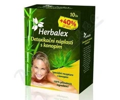 Herbamedicus Detox pleistrai su kanapėmis 10 vnt. + 40% NEMOKAMAI