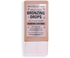Makeup Revolution Light/Med Bronzing Drops - Bronzující kapky 23ml