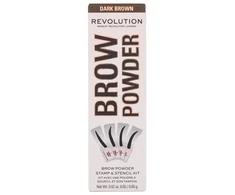 Makeup Revolution London Brow Powder Stamp &amp; Stencil Eyebrow Powder moterims, 0,65 g