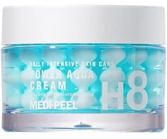 MEDIPEEL+ Power Aqua Cream Kapsulinis veido kremas su peptidais, 50 ml