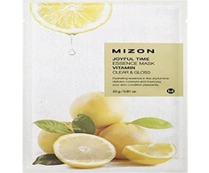 Mizon 3D veido kaukė su vitaminu C spindesiui ir gyvybingumui. Džiaugsmingas laikas (vitaminų esencijos kaukė) 23 g