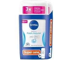 Nivea kietųjų dezodorantų rinkinys „Fresh Natural“ dezodorantas „Dezodorantas Duo“ 2 x 50 ml